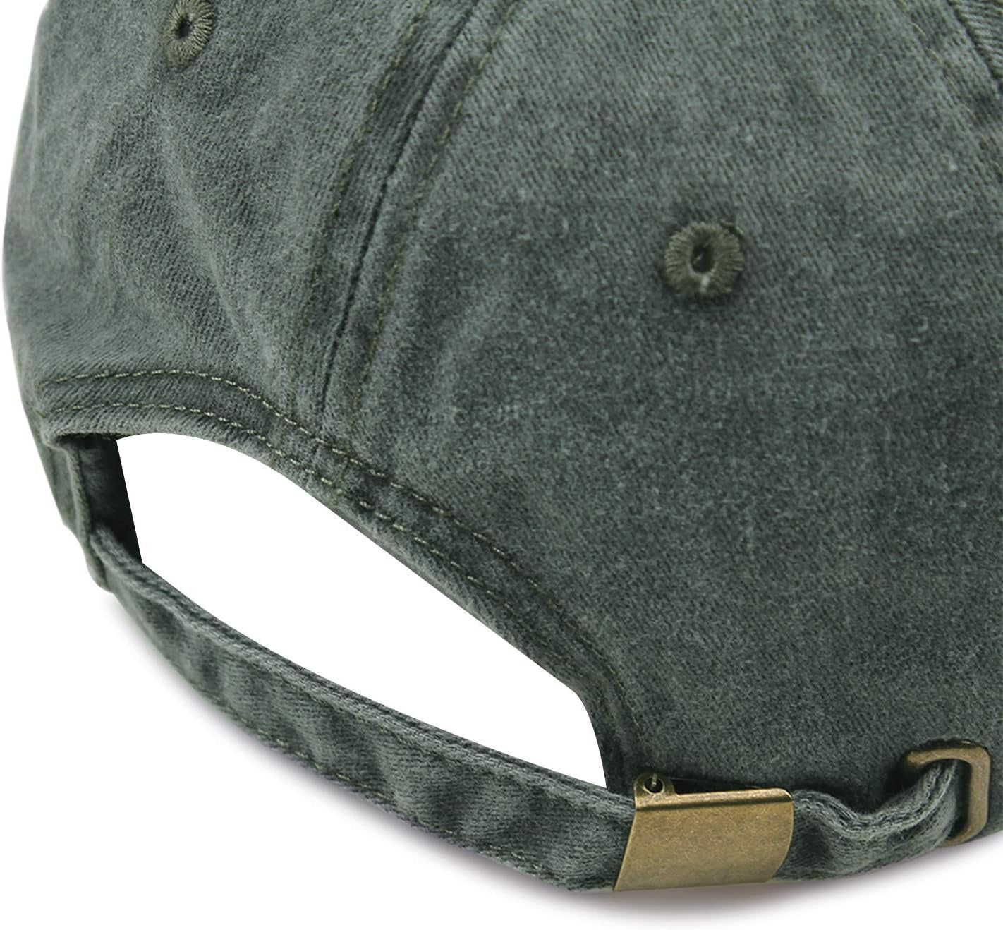 Men Women Washed Distressed Twill Cotton Baseball Cap Vintage Adjustable Dad Hat